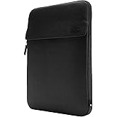 Incase Crosstown Sleeve with Woolenex – Vertical Orientation, Cushioned Protection, Durable Construction, External Slip Pocket – PC/Mac Sleeve (Black, 14" MacBooks/Laptops)