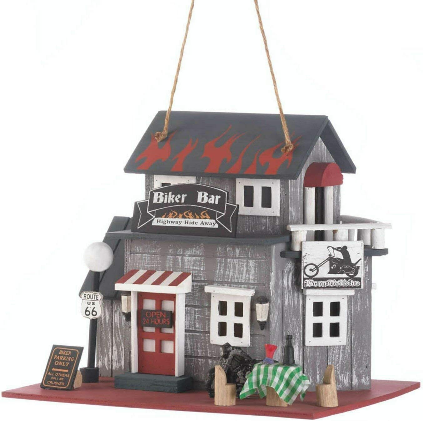 Koehler Home Decor Biker Bar Birdhouse