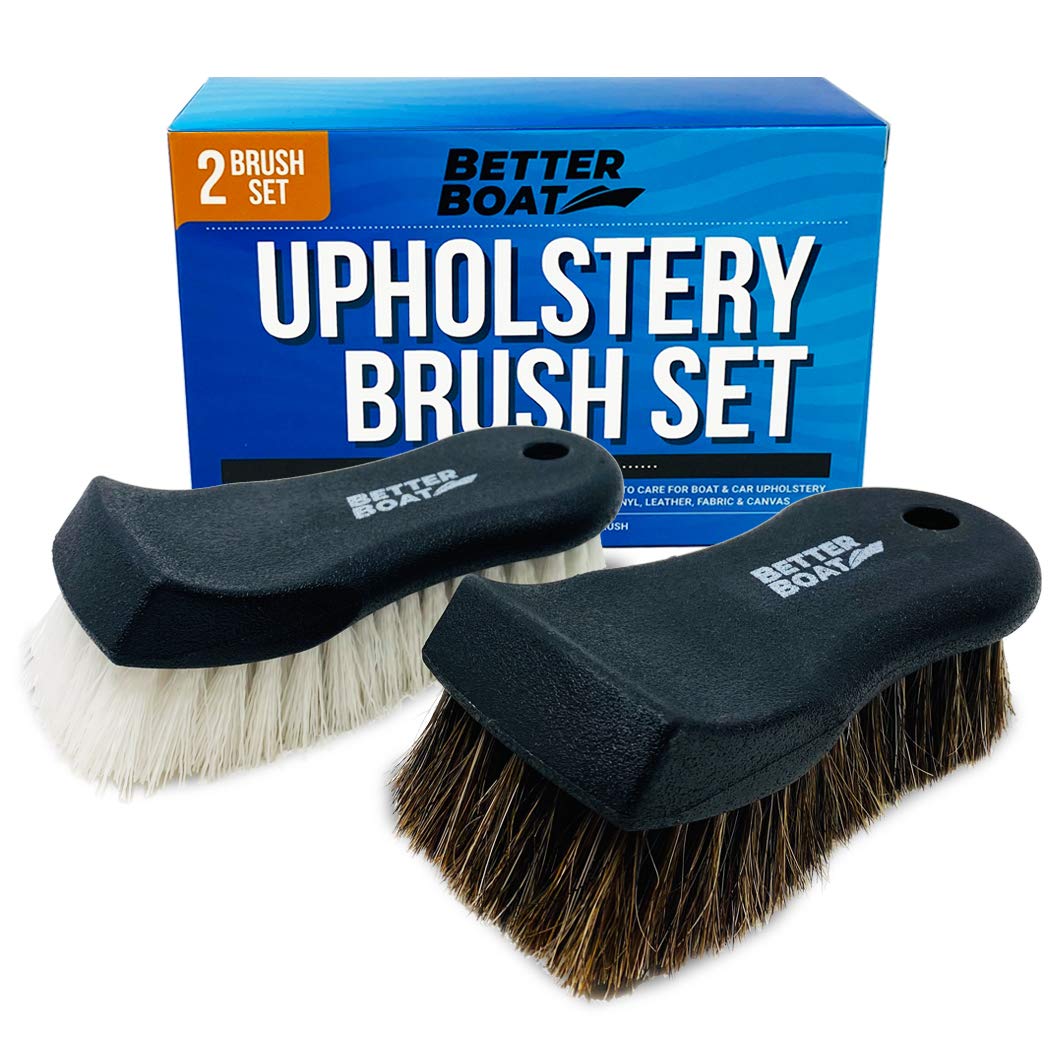 Upholstery Cleaner Scrub Brush Set Cleaning Brush and Horsehair