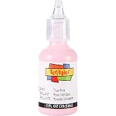 Scribbles 13903 3D Fabric Paint Shiny- True Pink
