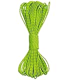 Dyneema Tent Guy Guide Reflective Green Rope