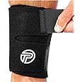 Pro-Tec Shin Splints Compression Wrap, Shin Splints Discomfort Relief, Shin Splints Compression, Adjustable Shin Support, Men and Women, Calf Muscle Support, Leg Compression Support, Black, Men & Women