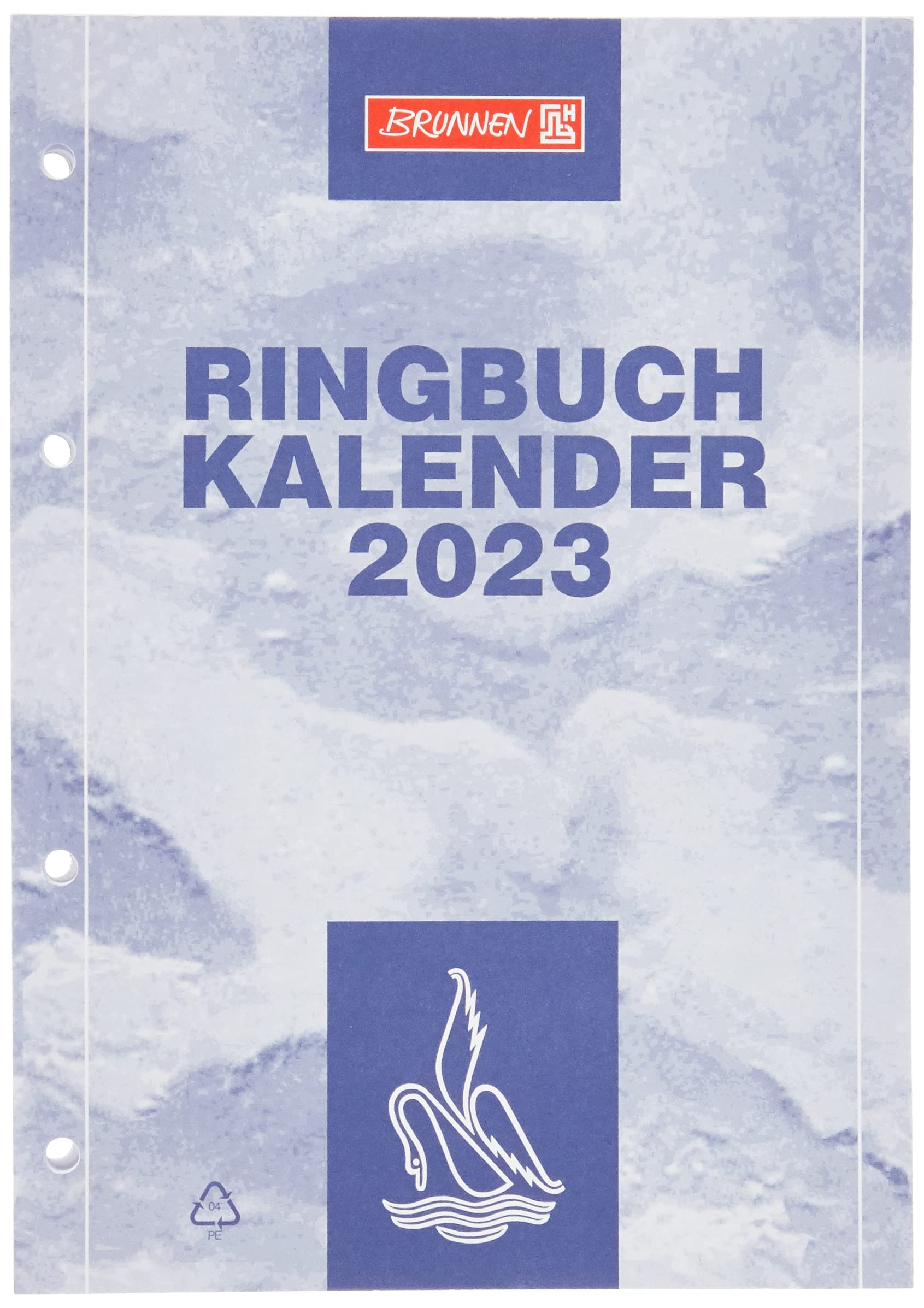 BRUNNEN Day Replacement Calendar Desk Planner Date Book, Model 1076527003, Sheet Size