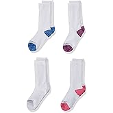 Fruit of the Loom Girl's Everyday Essential Soft Cushion Socks