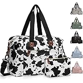 Pritent Travel Duffle Bag, Waterproof Weekender Overnight Hospital Bags for Women Men with Toiletry Bag Lightweight Carry on Personal Item Duffle Gym Bag for Travel, Airplanes, Sports