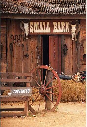 Amazon Com Yeele 5x7ft Western Barn Backdrop Cowboy Countryside