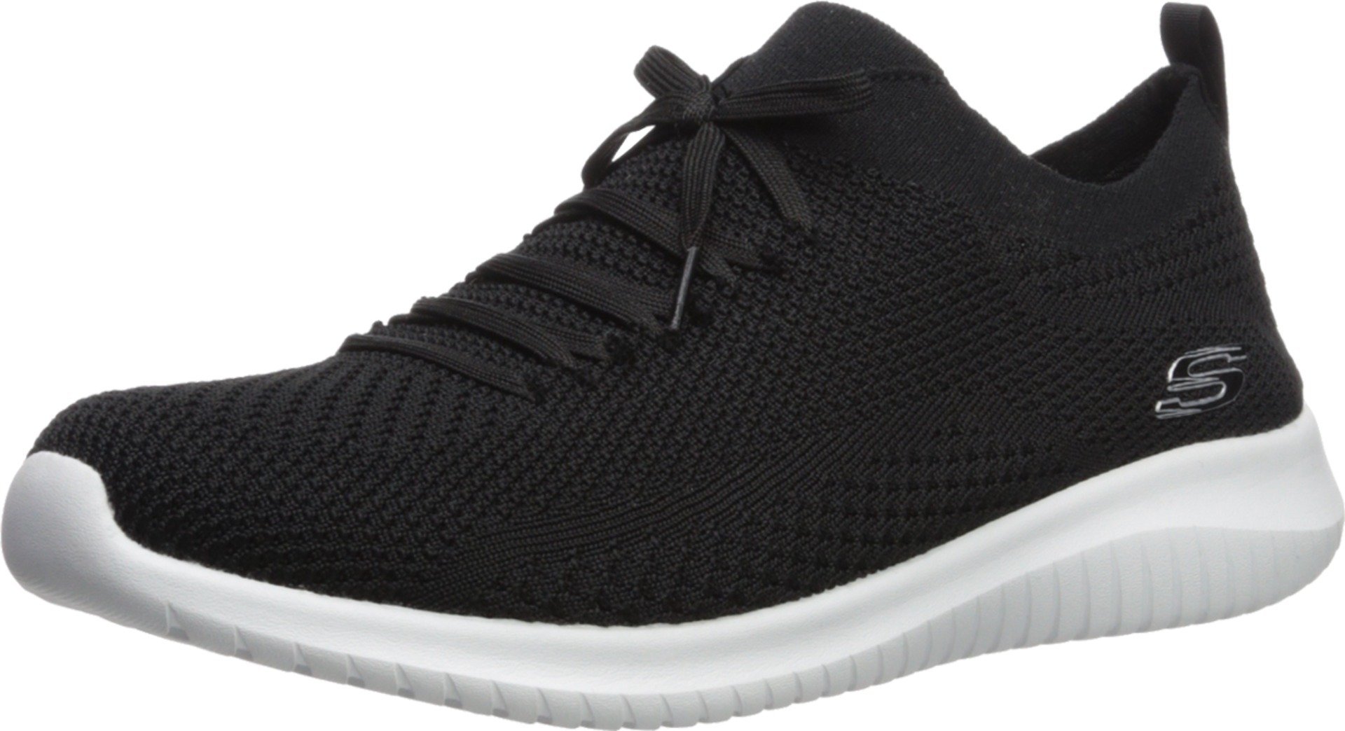 Photo 1 of Skechers Women's Ultra Flex Statements Sneaker, Black/White, 10 M US