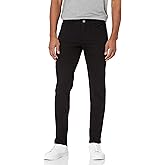 Armani Exchange Men's 5 Pocket Stretch Twill Skinny Denim, Black, 34W x 32L Long