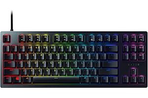 Razer Huntsman Tournament Edition TKL Tenkeyless Gaming Keyboard: Fast Keyboard Switches - Linear Optical Switches - Chroma R