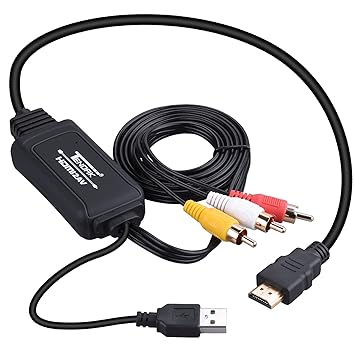 Tendak HDMI auf AV Kabel HDMI zu AV RCA Composite CVBS Kabel