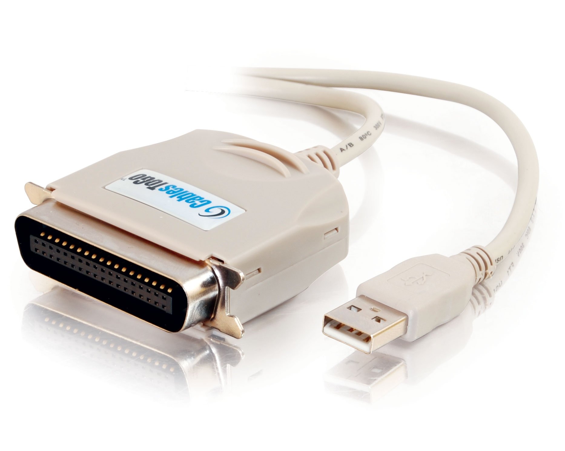 C2G / Cables To Go 16898 USB to C36 Parallel Printer Adapter Cable ...