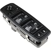 Front Left Driver Side Master Power Control Window Switch for Dodge Dart 2013-2016, Chrysler 200 2015-2016, Jeep Cherokee 2014-2016 Replace 68271203AB, 68271203AA, 56046568AC, 56046553AB, 56046553AC