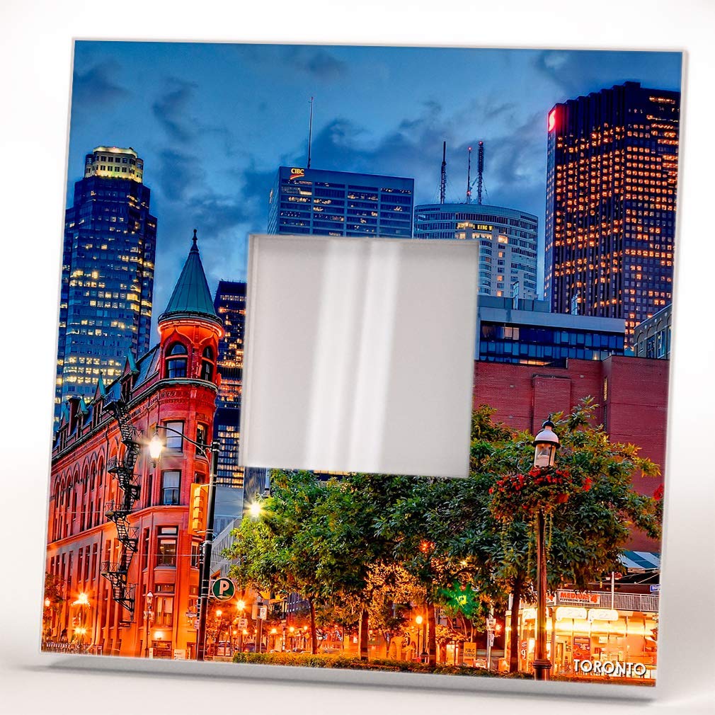 Skyline Toronto Downtown City View Ontario Canada Wall Framed