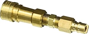 Mr. Heater F276187Propane/Natural Gas Connector Kit 3/8 Male Pipe Thread x 3/8" Female Pipe Thread,Brass,Regular