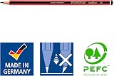 STAEDTLER 110-4B Tradition Graphite Pencil 4B Box of 12 for Drawing view 5