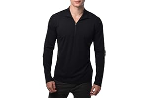 90 Degree By Reflex Ultra Soft Half Zip Long Sleeve Shirt for Men