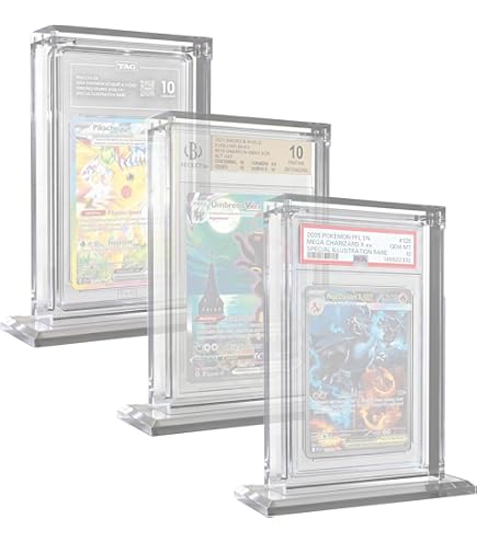 FANTASY CLUB | Cadre Acrylique Pour Carte Gradée – Exposez Votre Précieux Slab PSA, CGC Ou Autre Avec Style Et Une Protection UV à 99%
