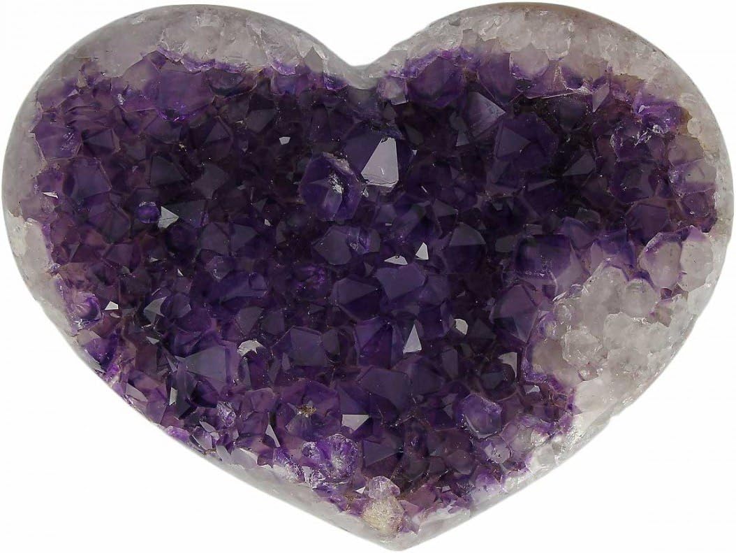 Geode Amethyst Heart