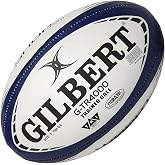 World Rugby Shop X Gilbert G-TR4000 Rugby Ball - Adult and Youth Sizes 3, 4, and 5 - Hand Stitched - 3 Ply Construction