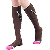 aoFIT Graduated Compression Socks for Women Travel Flight Nurses Dr Scholls Airplane 15-20 mmhg