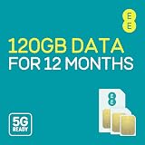 EE PAYG SIM Card 120GB Data Prepaid No Contract All Unlocked Devices view 3