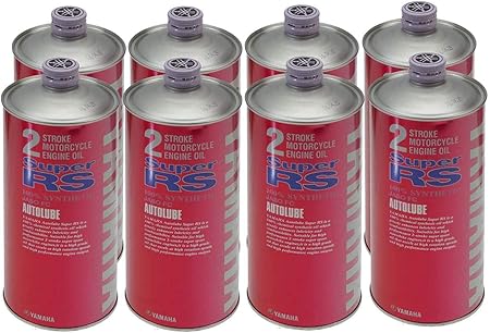 Amazon ヤマハ純正 8缶売り 2サイクル エンジンオイル オートルーブ スーパーrs 科学合成油 2輪車専用 混合の場合 1でも使用可能 バイク用エンジンオイル 車 バイク