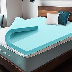 3 Inch Twin XL Memory Foam Mattress Topper, Single