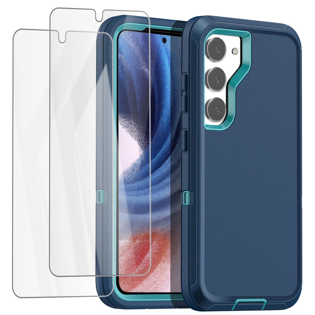 AICase for Samsung Galaxy S23 Case(6.1") with Screen Protector, Heavy Duty Drop Protection Full Body Rugged Shockproof/Dust Proof Military Protective Tough Durable for Samsung S23 6.1"_12