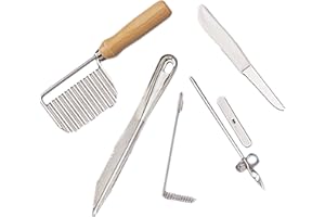 Fox Run 5552 Garnishing Set, Stainless Steel, 5-Piece