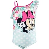 Disney Minnie Mouse UPF 50+ One Piece Bathing Suit Infant to Big Kid Sizes (12 Months - 14-16)