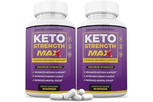 JUSTIFIED LABORATORIES (2 Pack) Keto Strength Max 1200MG Pills Includes Apple Cider Vinegar goBHB Strong Exogenous Ketones Advanced Ketogenic Supplement Ketosis Support for Men Women 120 Capsules