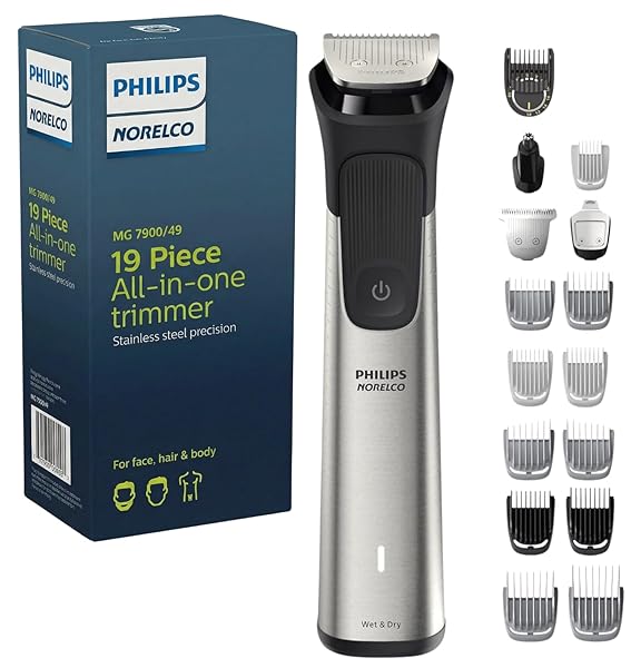 PHILIPS MULTIGROOM 7000 SERIES 21 PIECE BEARD TRIMMER...
