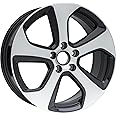 Factory Wheel Replacement New 18x7.5 Inches 18 Inch Premium Aluminum Alloy Wheel Rim for 2014 2015 2016 2017 2018 2019 2020 VW Volkswagen Golf GTI ALY69980U45N Direct Fit OE Stock Specs, Charcoal Grey