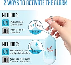 Safesound Personal Alarm Siren Song 3 Pack - 130dB