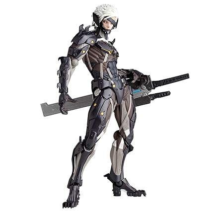 Revengence Raiden Metal Gear Rising Kaiyodo Revoltech Yamaguchi 140 Action Figure - 