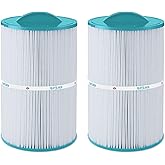 Hurricane Filters 2 Pack HF7350-01 Advanced Spa Filter Cartridge - Replacement for PCN50N, Unicel C-7350, Filbur FC-3963, Caldera 50