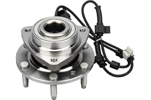 IRONTEK 513188 Front Wheel Bearing and Hub Assembly fit 02-09 for Chevy Trailblazer (EXT), 03-08 for Isuzu Ascender, 04-07 for Buick Rainier, 03-06 for Chevy SSR, 02-09 for GMC Envoy, 6 Lugs RWD W/ABS