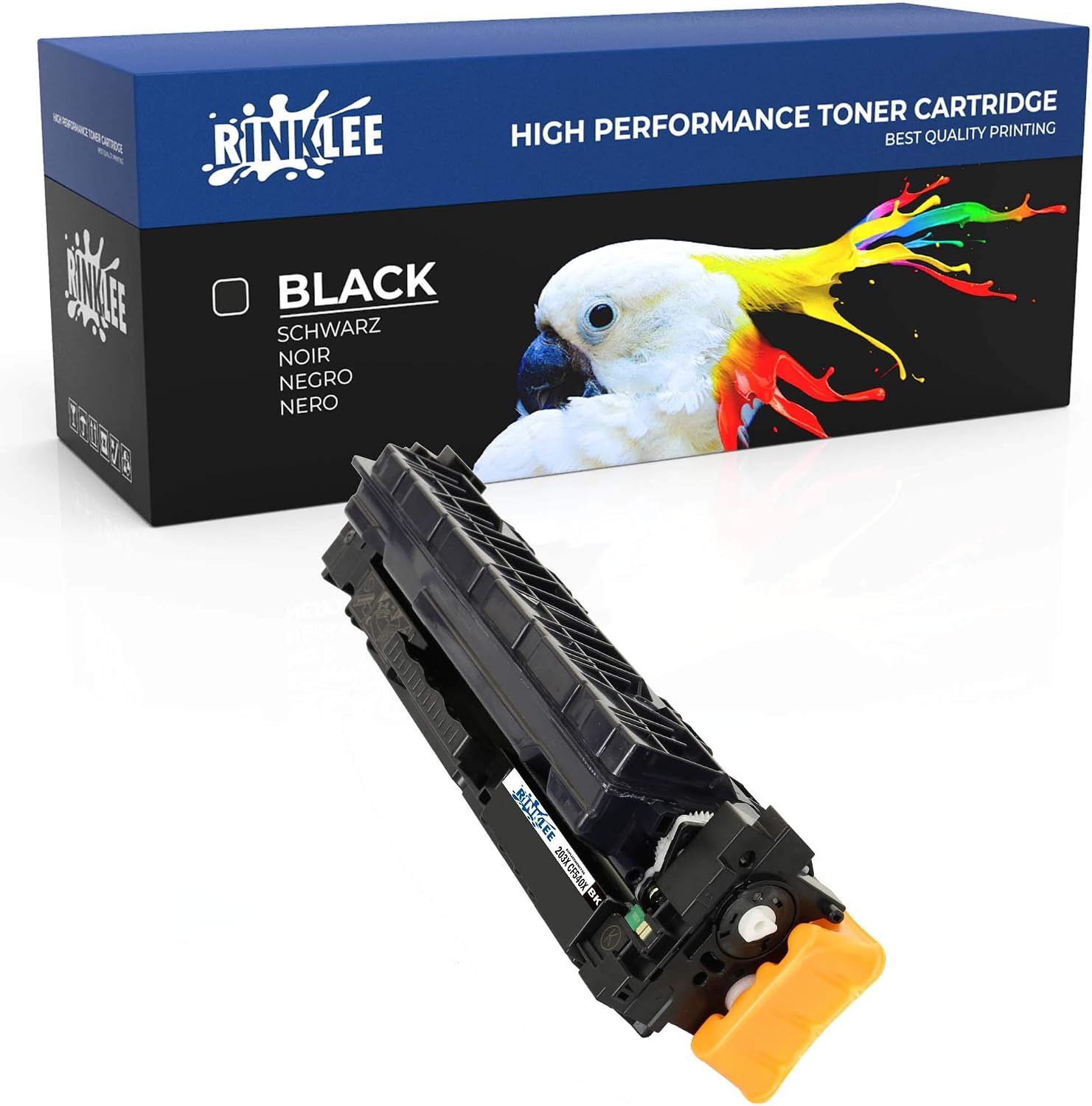 RINKLEE CF410X 410X 410A Toner Cartridge Compatible with HP Color LaserJet Pro M452dn M452nw M452dw MFP M377dw M477fdn M477fdw M477fnw