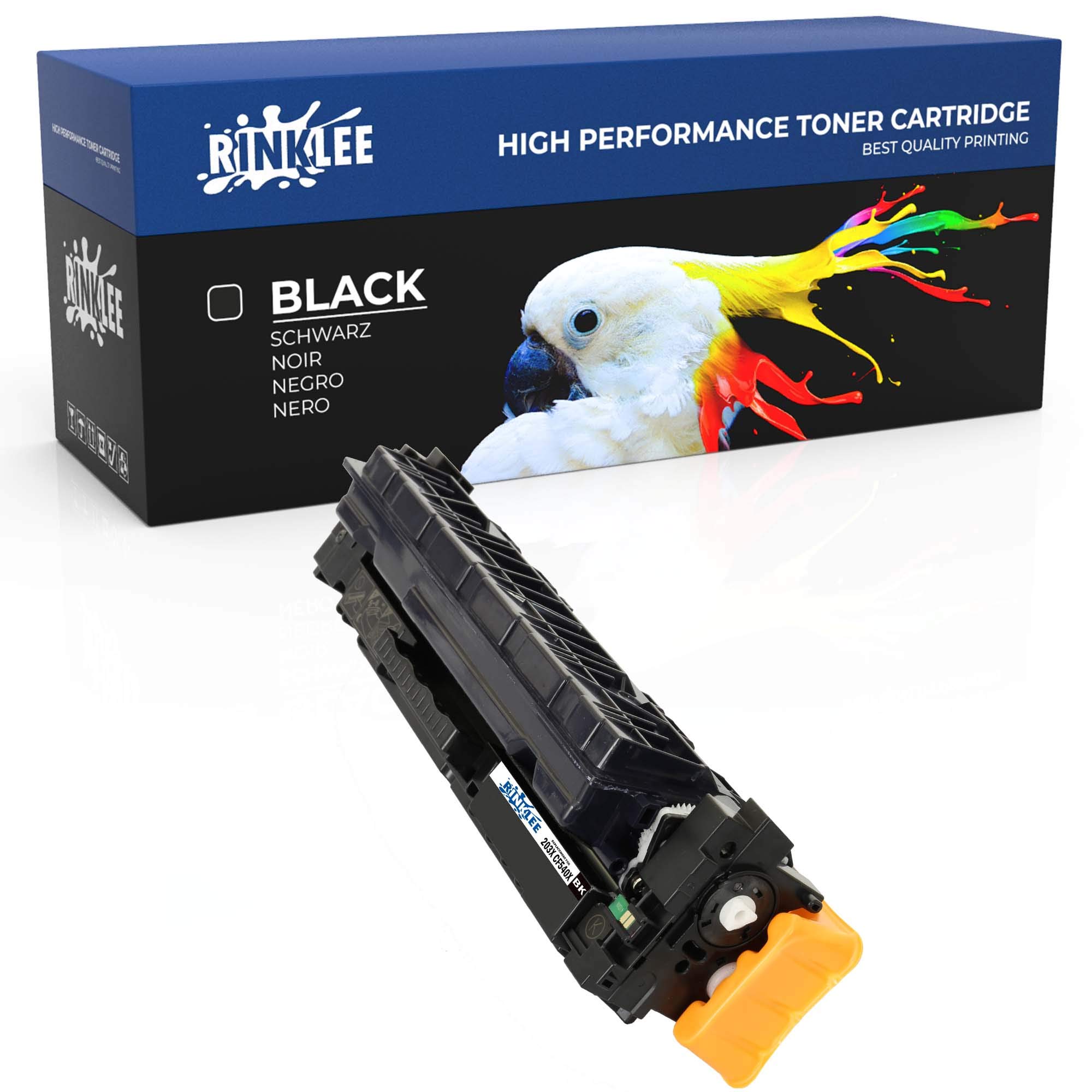 RINKLEE CF410X 410X 410A Toner Cartridge Compatible with HP Color LaserJet Pro M452dn M452nw M452dw MFP M377dw M477fdn M477fdw M477fnw | High Yield 6500 Pages | BLACK