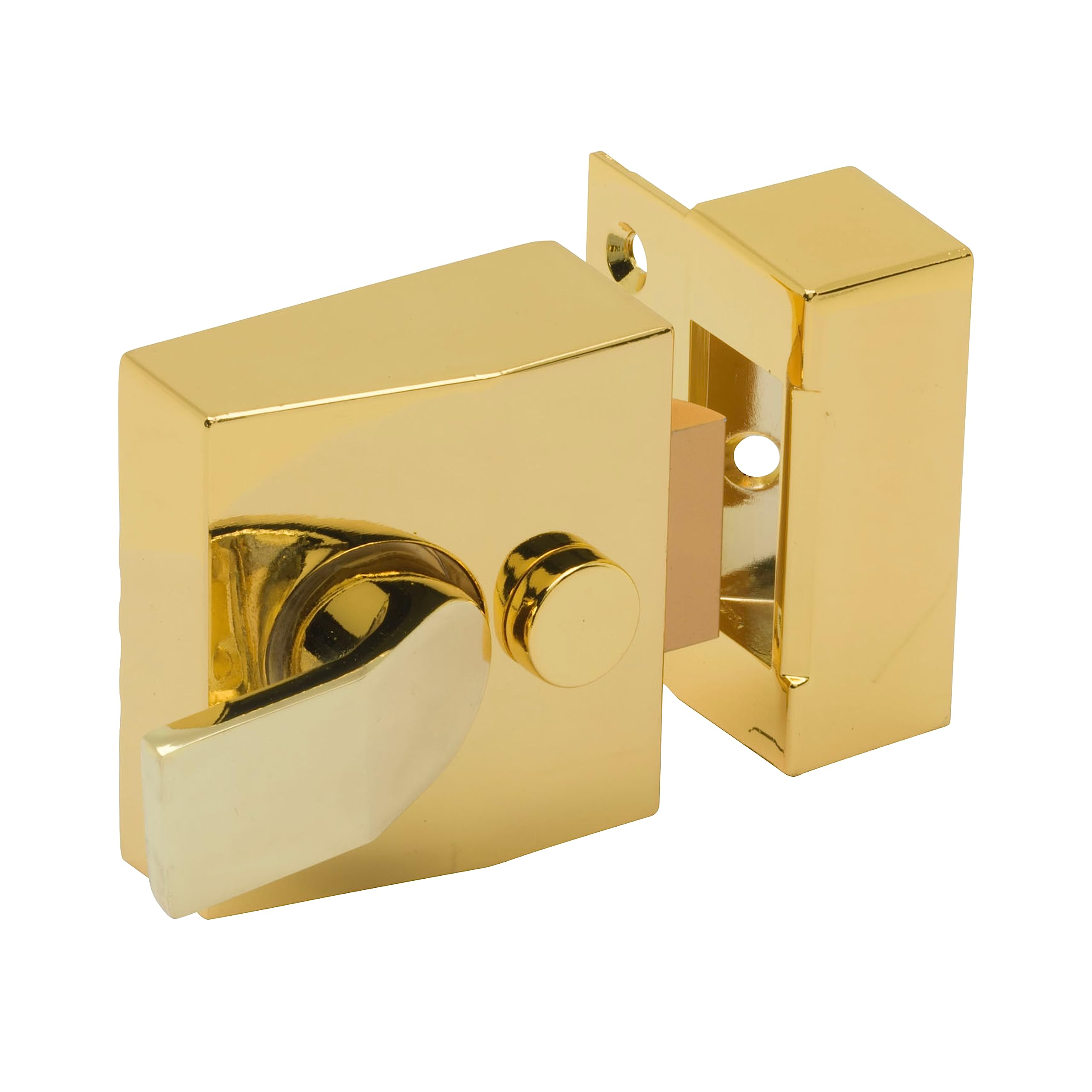 Sterling NLB201 Narrow Deadlocking Brass Plated Nightlatch