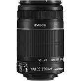 Canon EF-S 55-250mm f/4-5.6 IS Image Stabilizer Telephoto Zoom Lens - International Version (No Warranty)