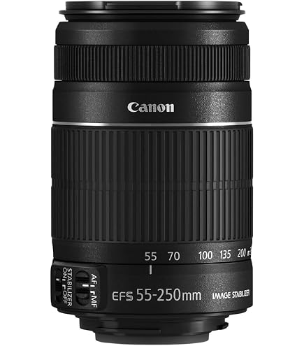 Amazon.com : Canon EF-S 55-250mm f/4.0-5.6 is II Telephoto Zoom