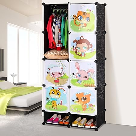 Zhyigui Mena Simple Children S Cartoon Baby Wardrobe Storage