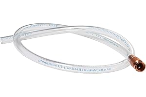 The Original Safety Siphon Shaker Siphon Hose - Gas Siphon 4 Foot Hose (4 Foot - 1/2 Valve)