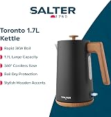 Salter Toronto 1.7 L Kettle 3KW Rapid Boil 360° Base Matt Black view 2