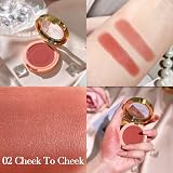 Oulac Plummy Brown Matte Blush N02 Cheek to Cheek, Long-Lasting Vegan view 5
