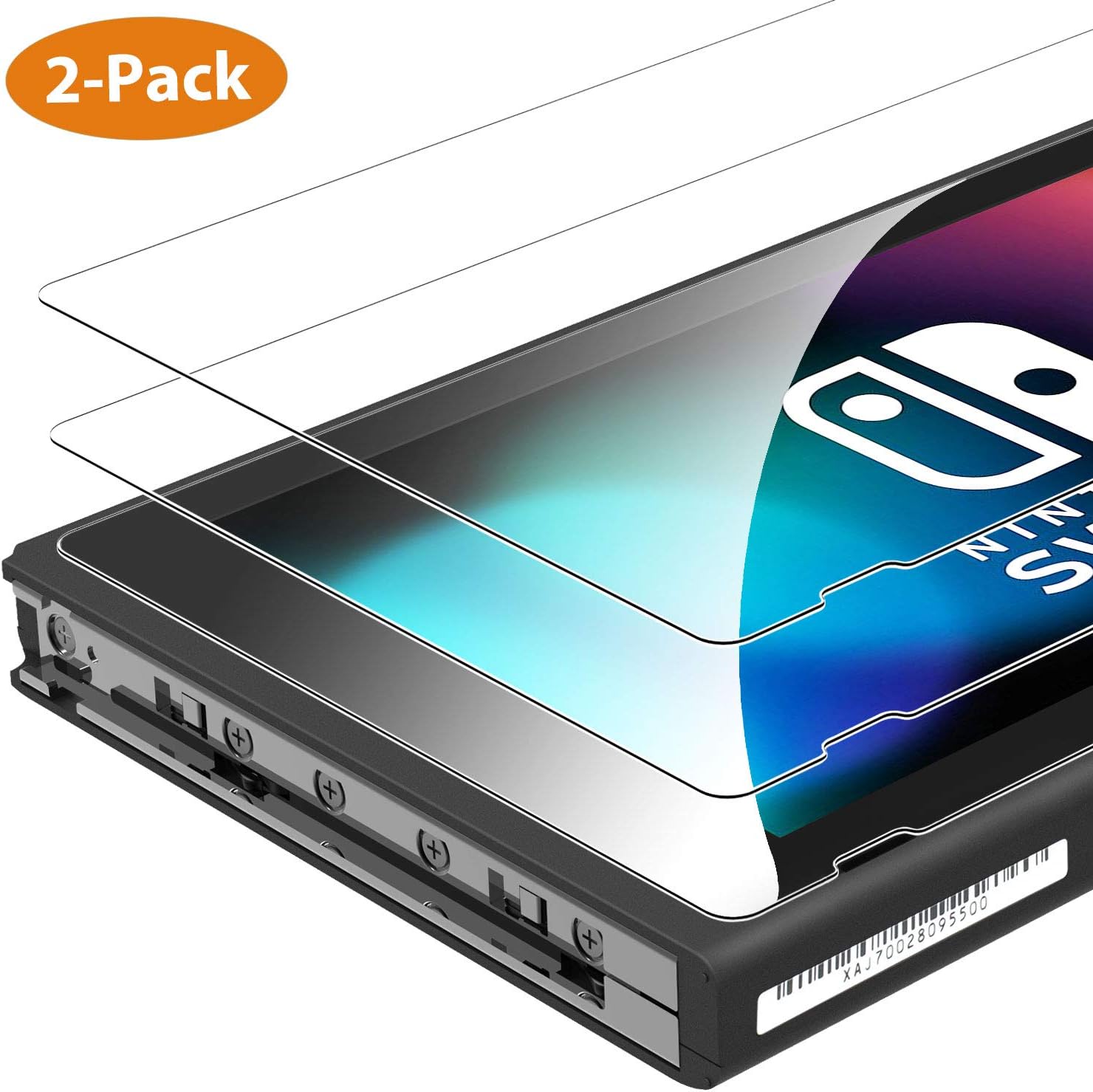 Syncwire Nintendo Switch Screen Protector Tempered Glass [2 Pack] Transparent HD Clear Screen Protector for Nintendo Switch [Anti-Scratch, Anti-Fingerprint, Shatterproof, Bubble-Free]: Electronics