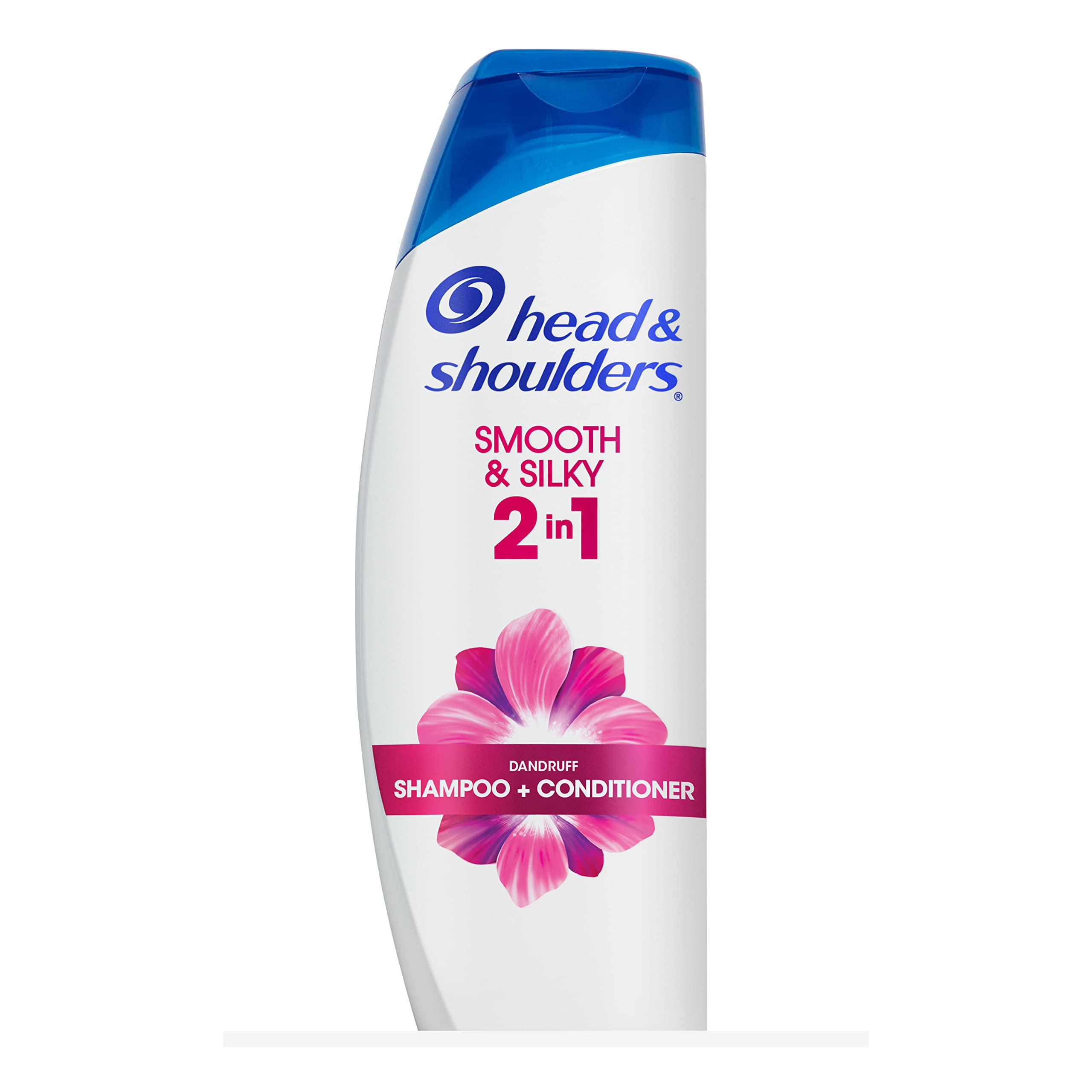 Head and Shoulders Smooth & Silky 2in1 Dandruff Shampoo and Conditioner, 12.8 fl oz/ 380 ml) (Pack of 1)