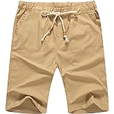 Sailwind Men’s Linen Shorts Casual Drawstring Summer Beach Shorts