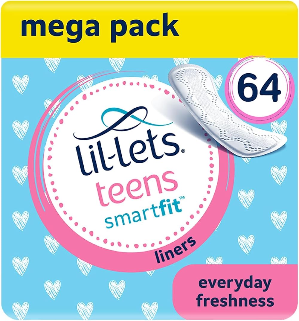 Lil-Lets Teens Liners X64 Petite & Slim Pantyliners Unscented